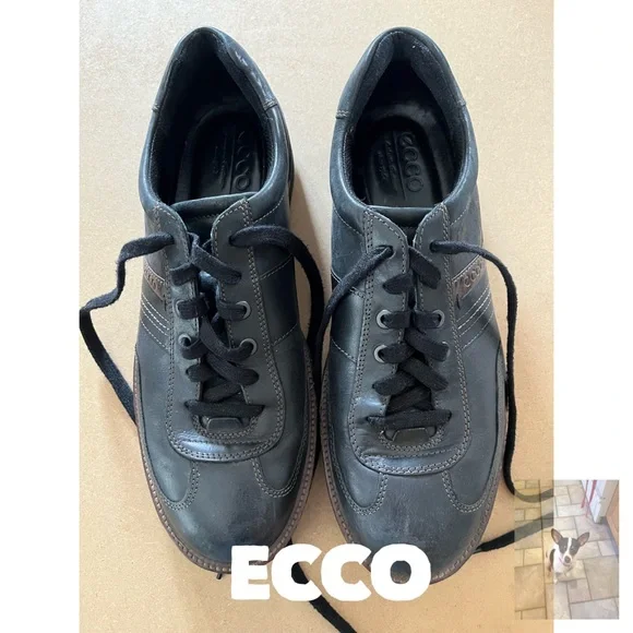 Ecco | Shoes | Mens Ecco Black Leather Oxford Sz Eu43 Or  display picture 3
